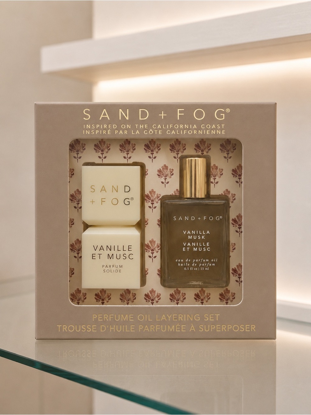 Sand + Fog Vanilla Musk Perfume Oil Layering Set
